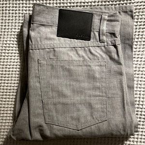GUSTIN #479 Heather Grey Featherweight Selvedge - 34 Straight